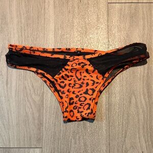 CXIX Cheetah Print Orange Bottoms- medium